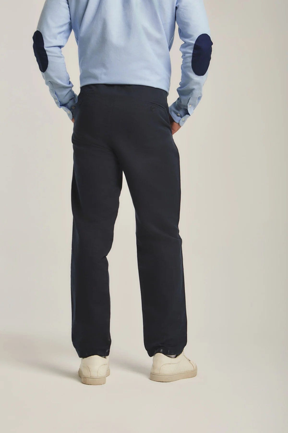 داليدرس بنطلون رجالي سادة واسع طويل