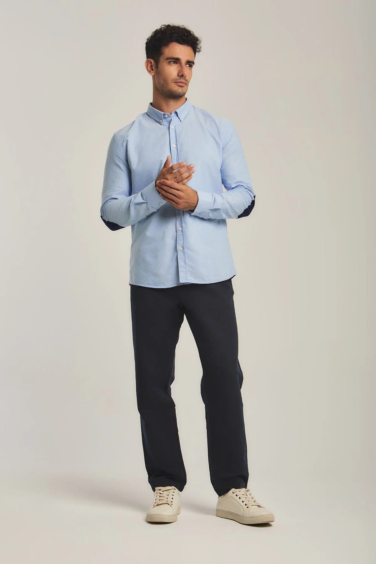 داليدرس بنطلون رجالي سادة واسع طويل