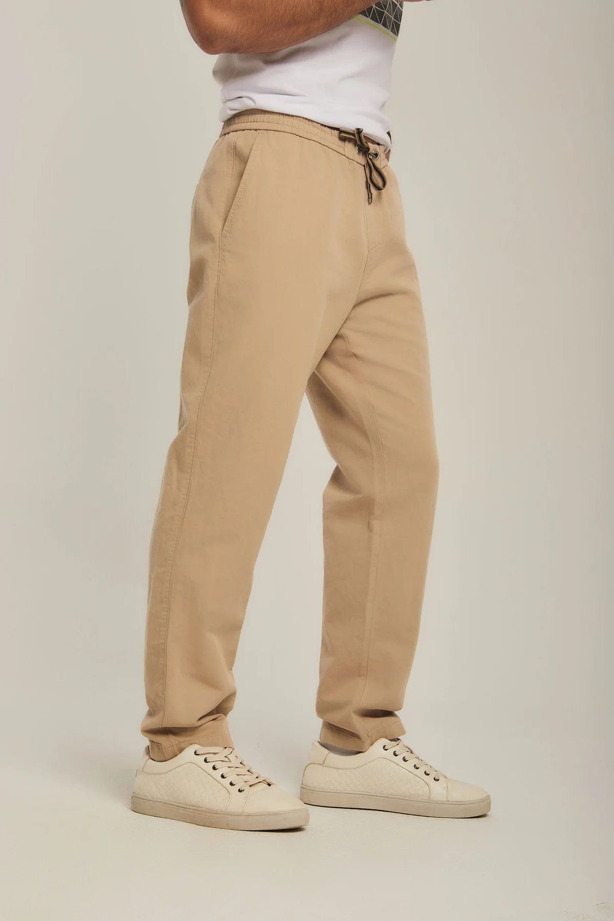 داليدرس بنطلون رجالي سادة واسع طويل