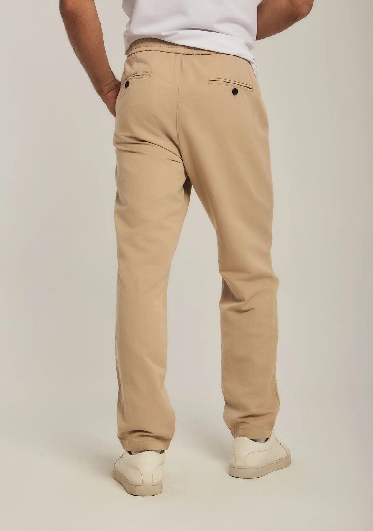 داليدرس بنطلون رجالي سادة واسع طويل