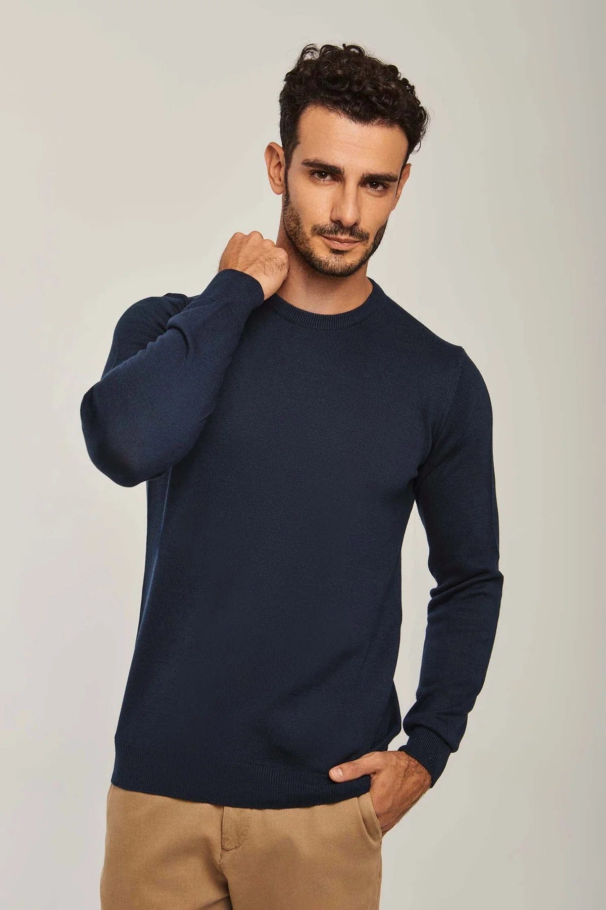 داليدرس بلوفر رجالي سادة كم طويل