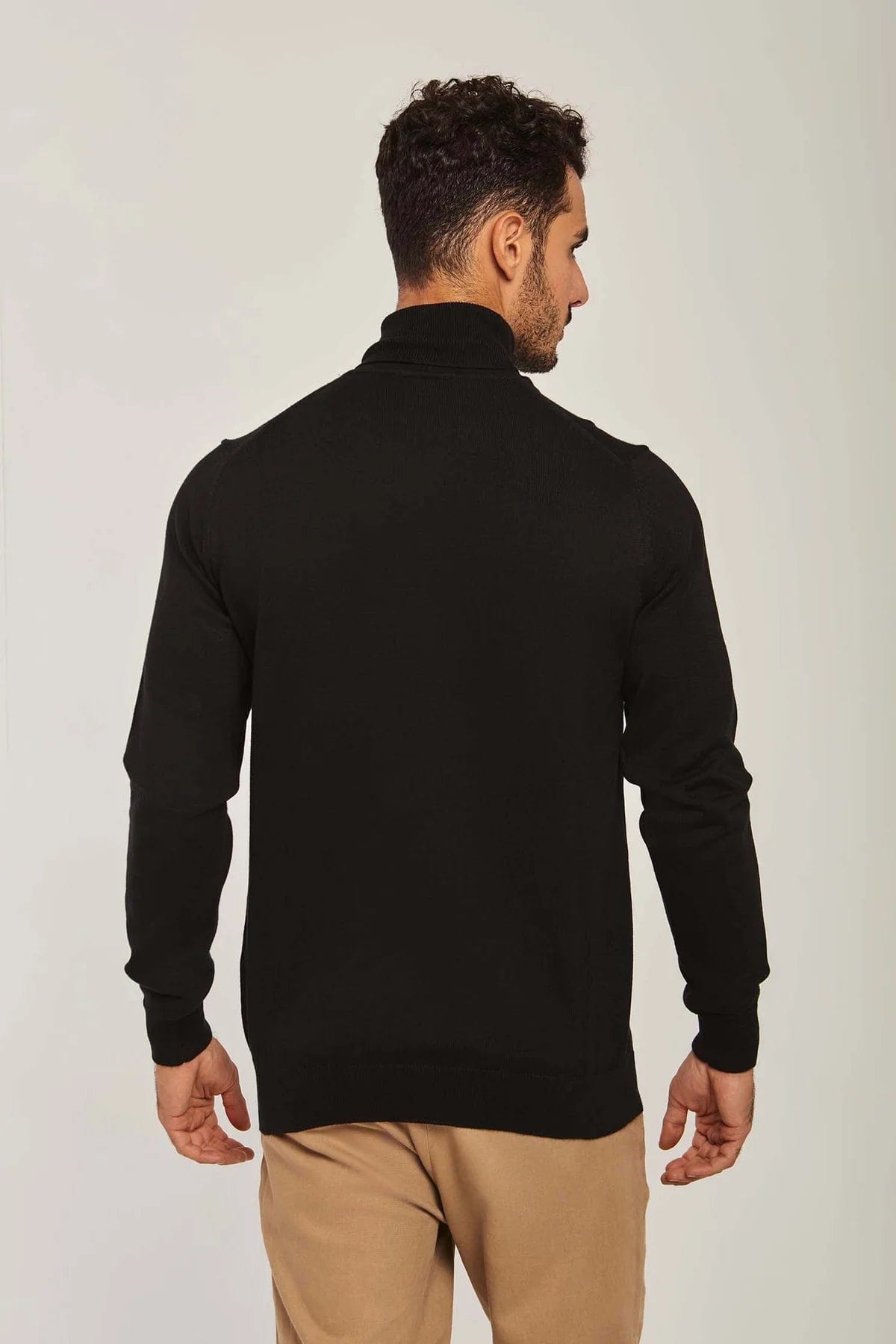 داليدرس بلوفر رجالي سادة وياقة عاليه