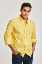 داليدرس قميص رجالي بأزرار أمامي كم طويل