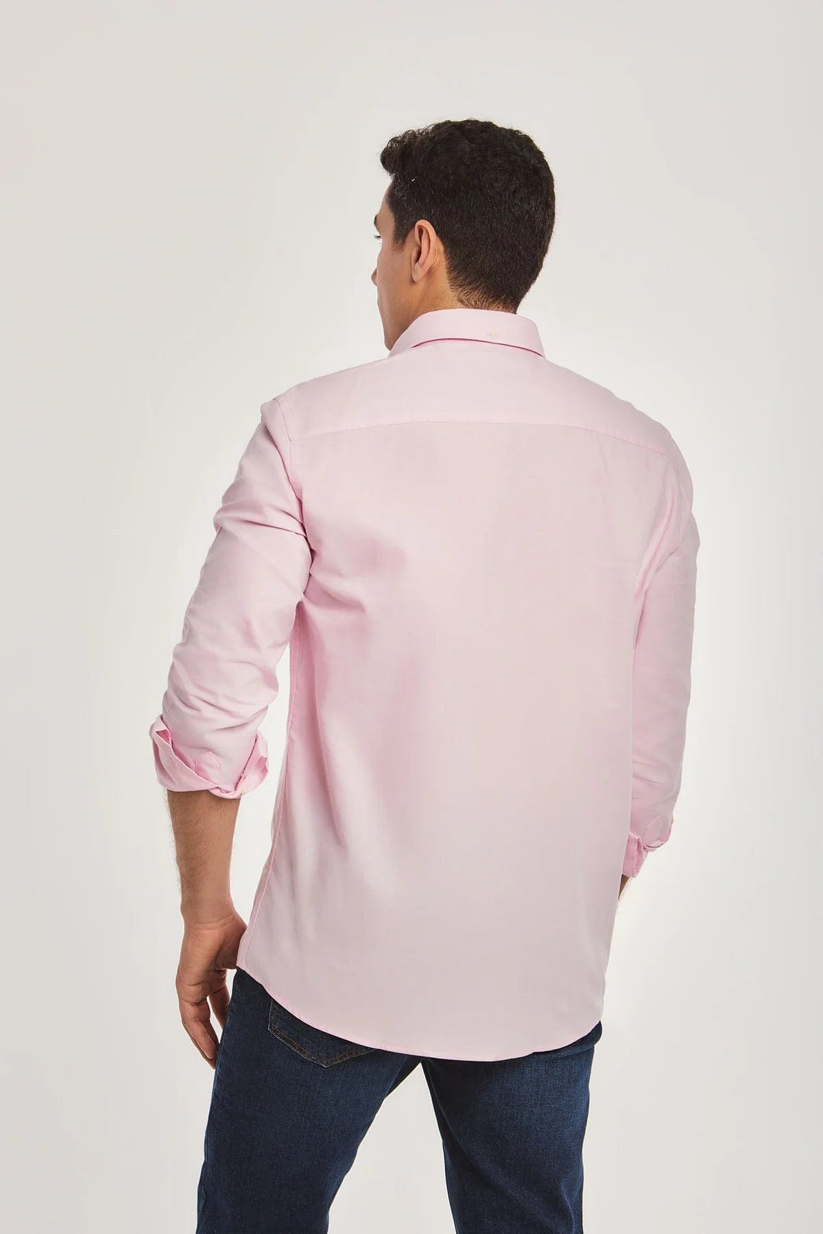 داليدرس قميص رجالي بأزرار أمامي كم طويل