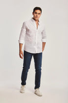 داليدرس قميص رجالي بأزرار أمامي كم طويل