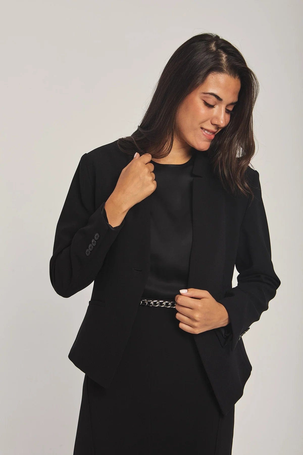 داليدرس بليزر نسائي سادة رسمي أسود