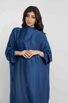 داليدرس قفطان سادة كم طويل برقبة نسائي