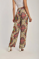 داليدرس بنطلون نسائي خفيف مطبوع طباعة إثنية