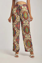 داليدرس بنطلون نسائي خفيف مطبوع طباعة إثنية