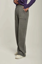 داليدرس بنطلون نسائي سادة واسع رمادي