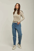 داليدرس بلوزة نسائي سادة كم طويل