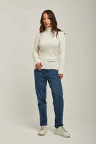 داليدرس بلوزة نسائي كم طويل مخطط بالطول