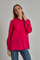 داليدرس بلوزة نسائية سادة بأكمام طويلة