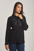 داليدرس بلوزة نسائية سادة على شكل قميص