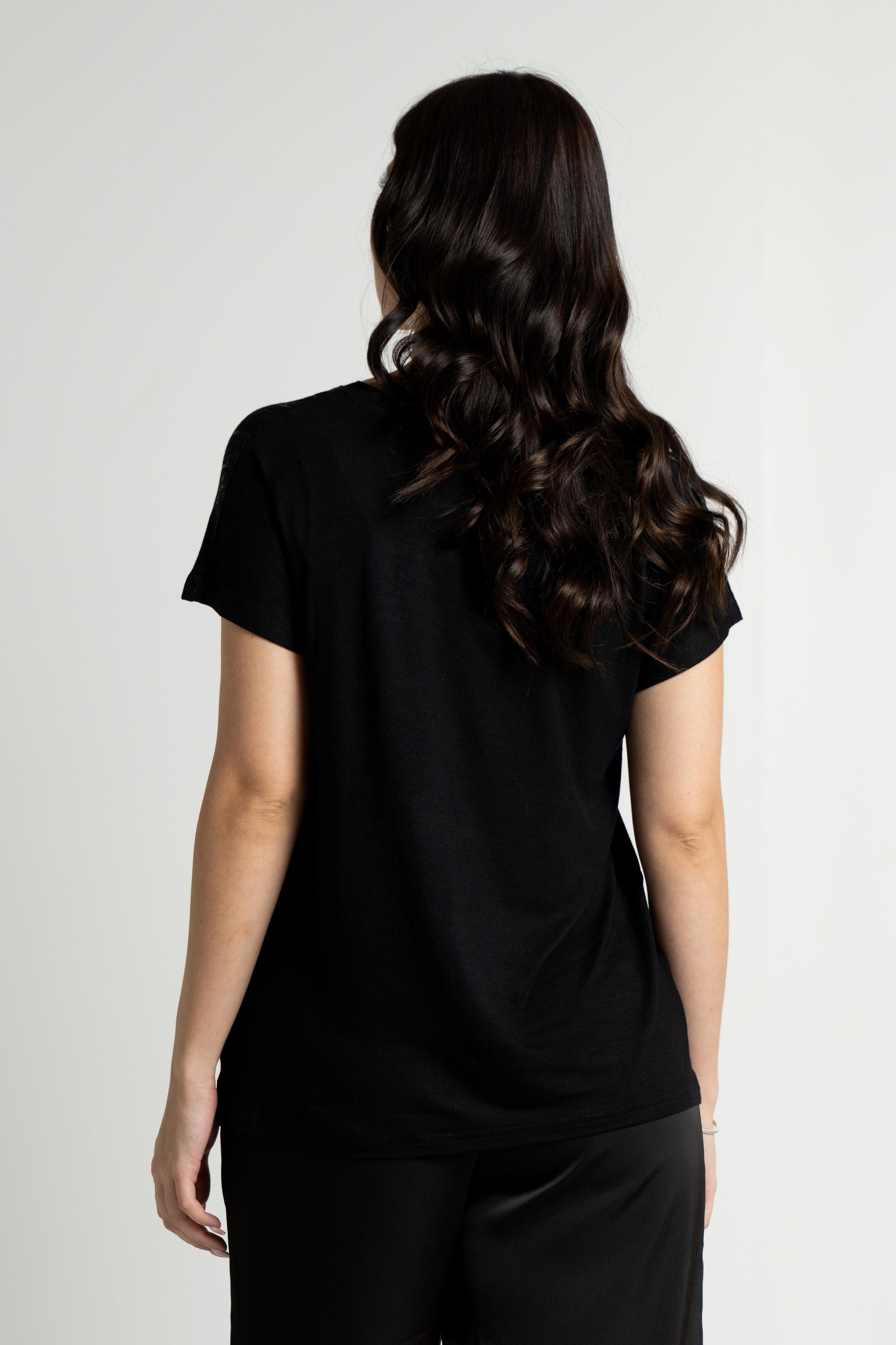 داليدرس تيشرت نسائي نص كم مطبوع