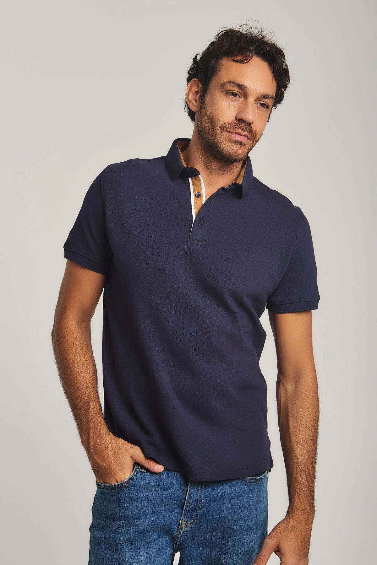 داليدرس تيشيرت بولو نص كم رجالي