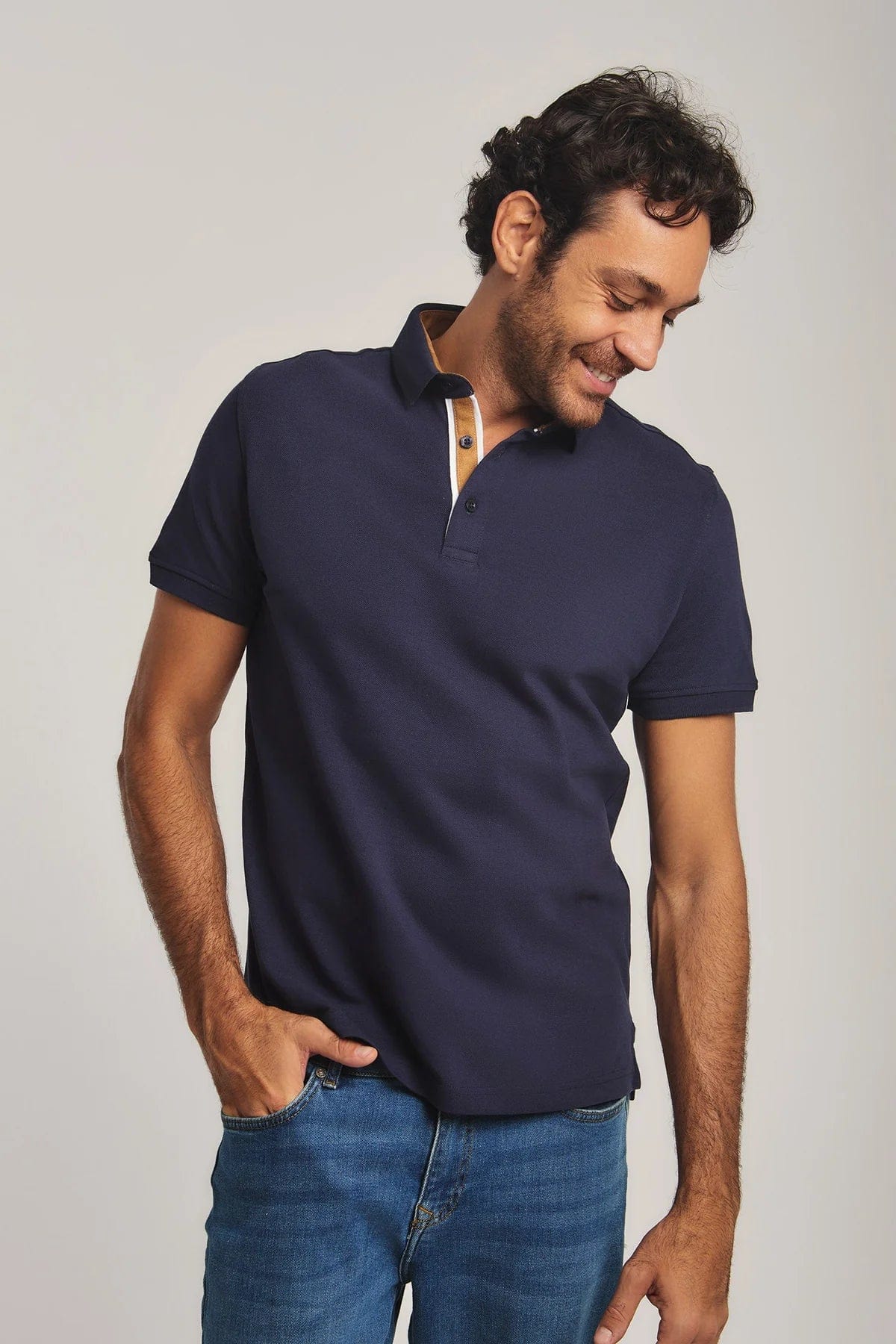 داليدرس تيشيرت بولو نص كم رجالي