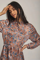 داليدرس فستان نسائي ماكسي ناعم طباعة الأزهار