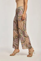 داليدرس بنطال نسائي خفيف مشجر متعدد الألوان