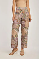 داليدرس بنطال نسائي خفيف مشجر متعدد الألوان