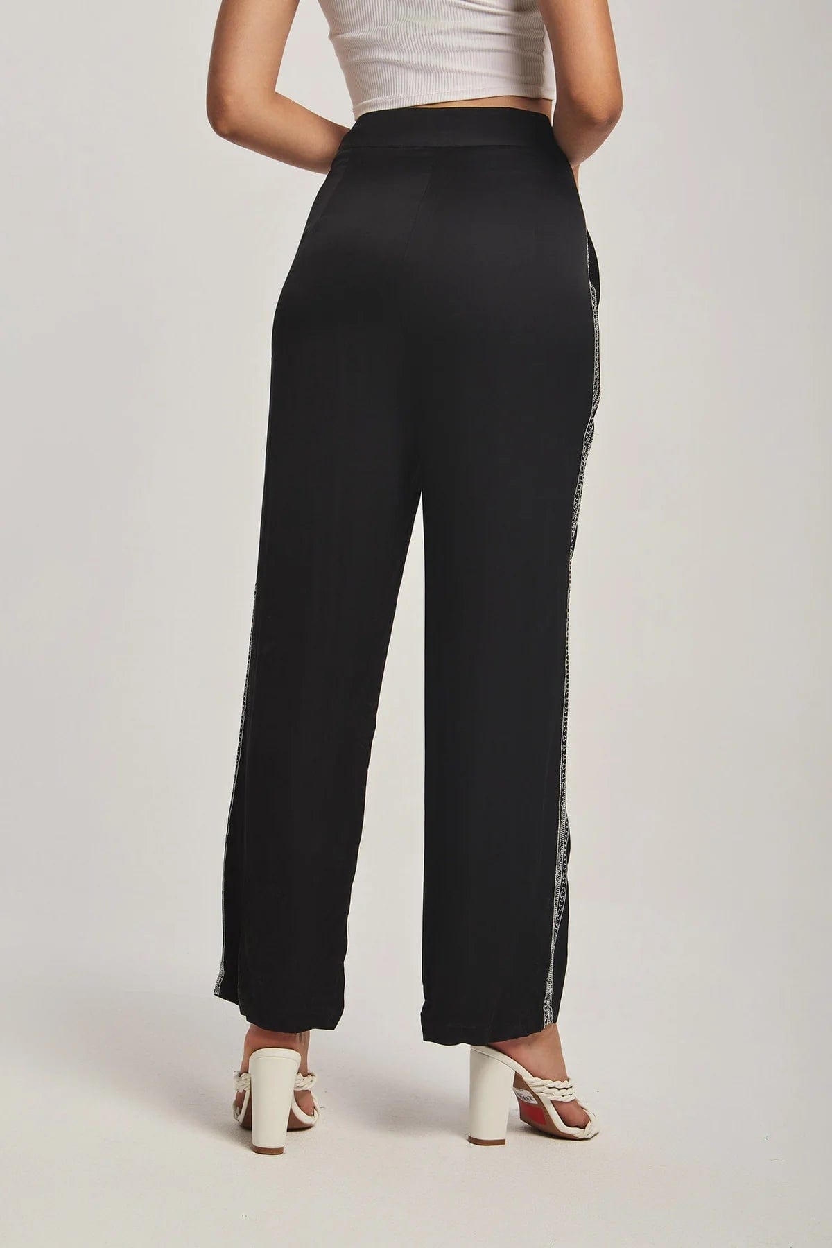 داليدرس بنطلون نسائي هاي ويست أسود