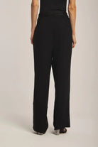 داليدرس بنطلون واسع سادة طويل نسائي أسود