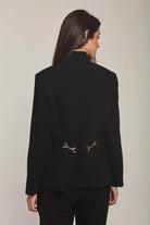 داليدرس بليزر نسائي مفتوح نسائي أسود