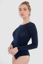 كارينا بودي سوت كم طويل من المايكروفايبر نسائي