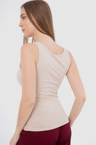 كارينا تانك توب حريمي قطن سادة