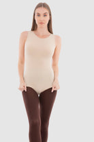 كارينا بودي سوت نسائي سادة كت من الميكروفايبر