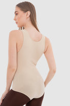 كارينا بودي سوت نسائي سادة كت من الميكروفايبر