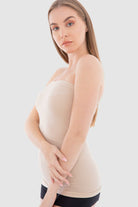 كارينا تانك توب انبوبي بدون حمالات