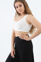 كارينا حمالة صدر مضلعة ناعمة