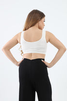 كارينا حمالة صدر مضلعة ناعمة