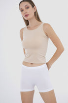 كارينا هوت شورت ميكروفايبر سادة