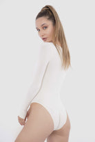 كارينا بودي سوت كم طويل من المايكروفايبر نسائي