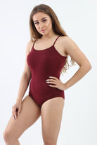 كارينا بودي سوت نسائي سادة حمالات رفيعة