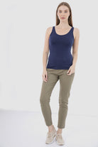 كارينا تانك توب حريمي قطن سادة