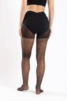 كارينا كولون نسائي منقط طويل أسود