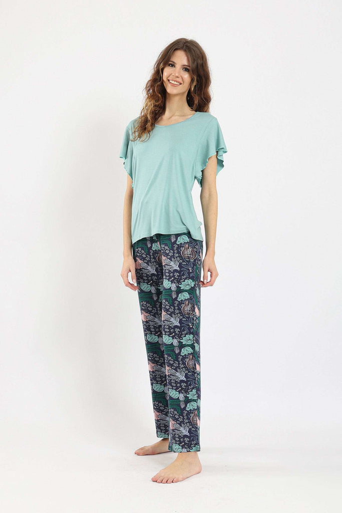 Floral Pants Pyjama Set