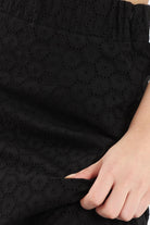 كارينا تنورة بتصميم حورية البحر بخصر مرتفع مخرمة