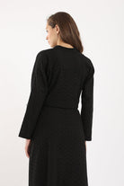 كارينا قميص برباط أمامي كم طويل نسائي