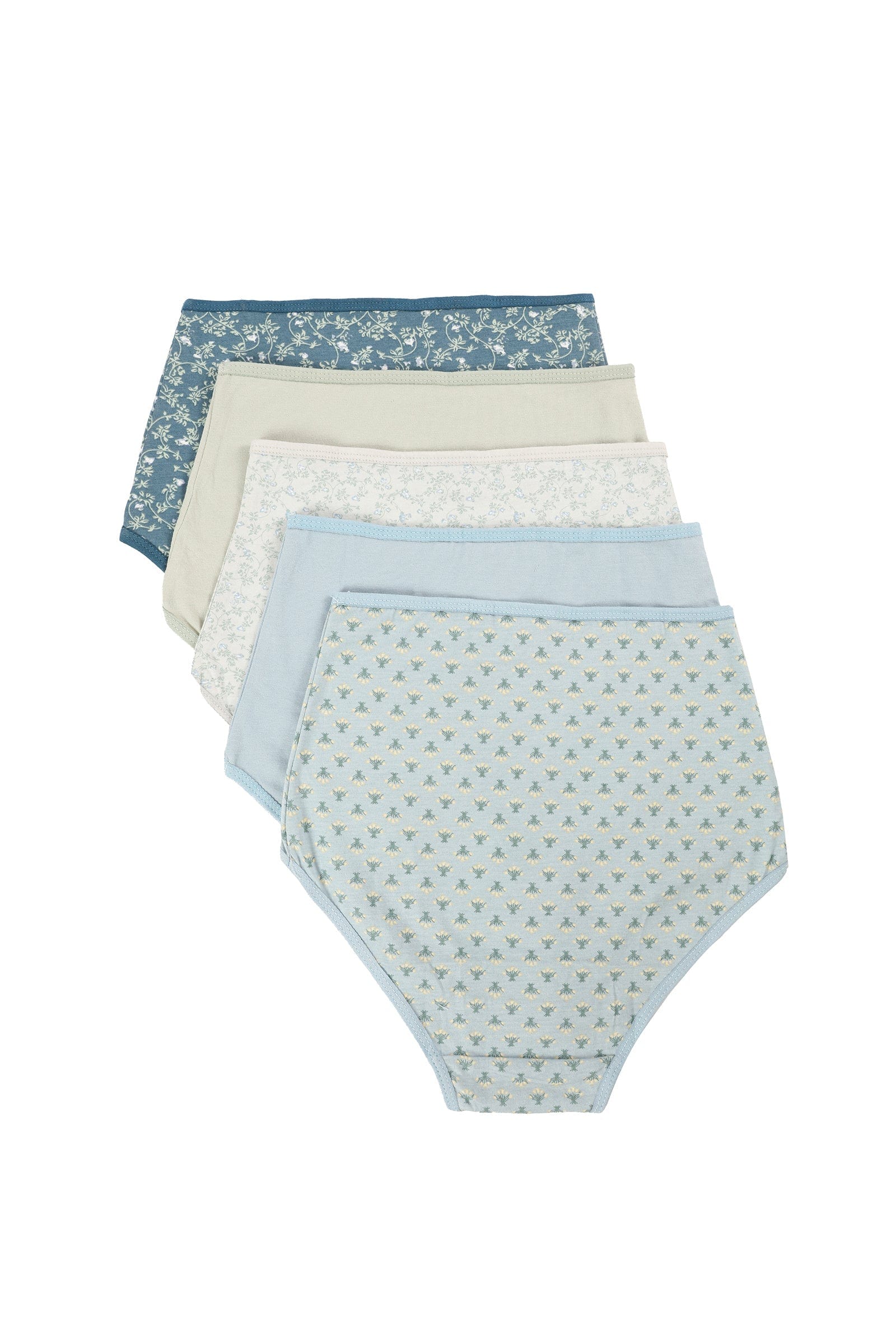 كارينا سراويل بيكيني بأنماط مختلفة بخصر مرتفع - 5 قطع