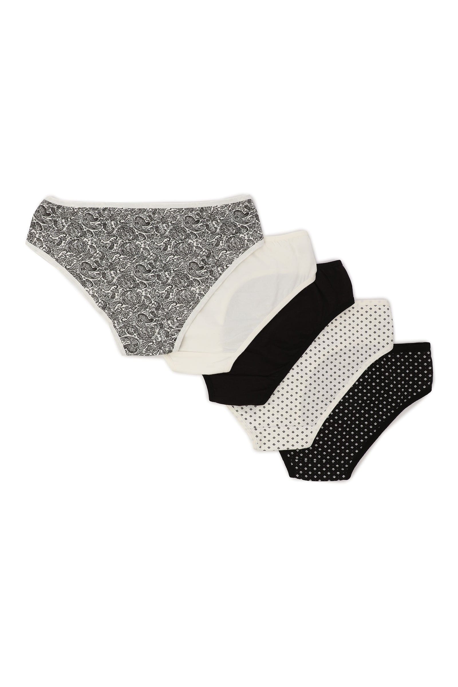 كارينا سراويل بيكيني قطنية متعددة الاشكال - 5 قطع