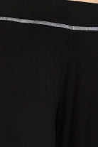 كارينا بنطلون بيجامة مطرز بالخيط خصر مرتفع واسع وطويل