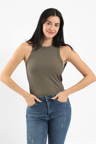 كارينا تيشيرت بيزك مضلع كت نسائي