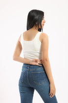 كارينا توب بيزك سادة حمالات على الرقبة