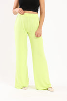 كارينا بنطلون فضفاض مطاطي هاي ويست