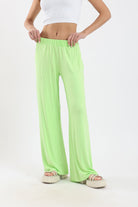 كارينا سروال ناعم سادة واسع نسائي