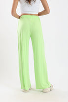 كارينا سروال ناعم سادة واسع نسائي